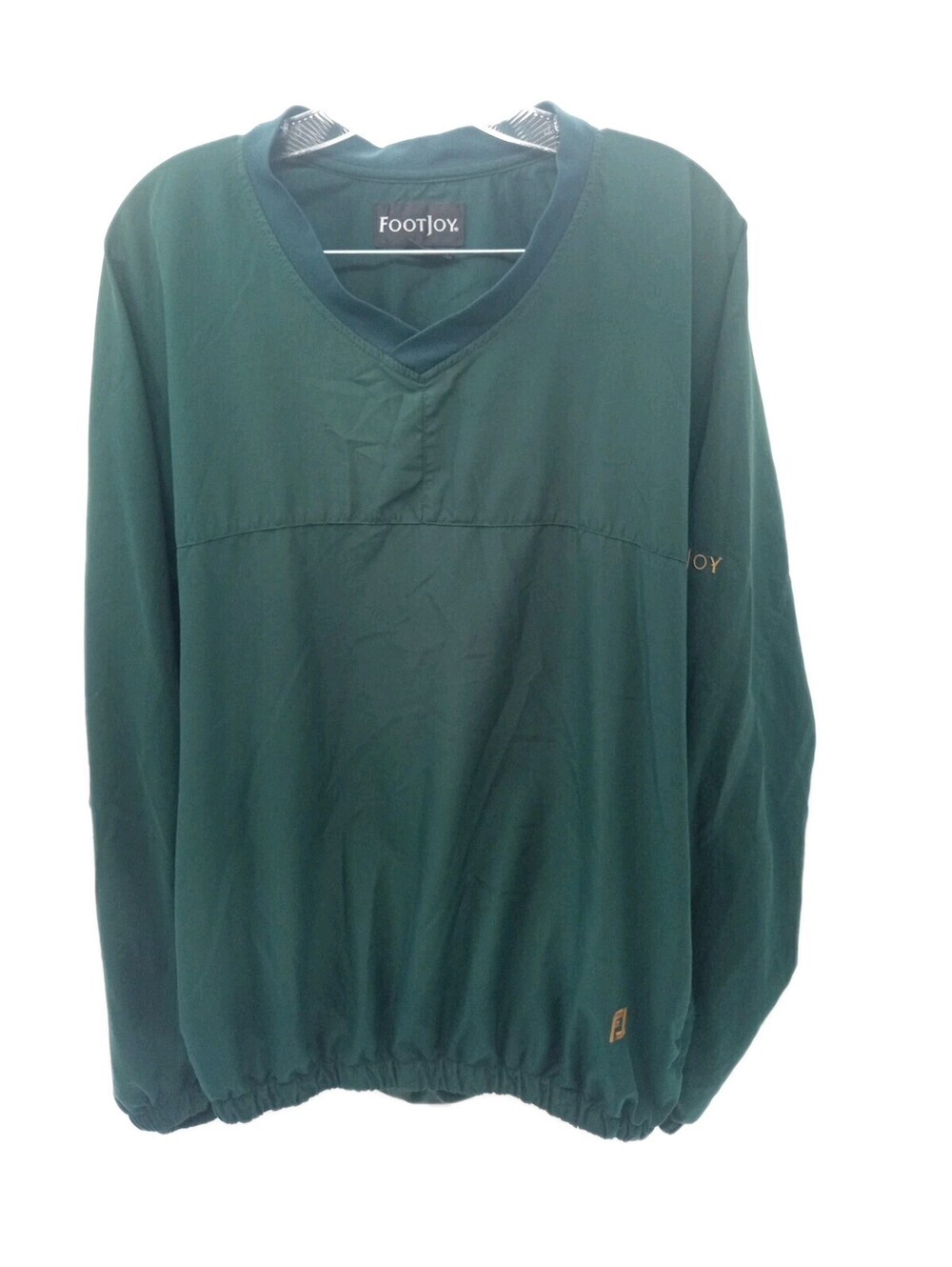 FootJoy Coat Mens XL Green Pullover Windbreaker Outdoor Rain Golf Lightweight